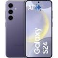SAMSUNG Smartphone "Galaxy S24 256GB" Mobiltelefone AI-Funktionen lila (cobalt violet) Smartphone Android