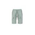 Sweatshorts ALPHA INDUSTRIES "ALPHA Men - Shorts Ripstop Jogger Short" Gr. L, Normalgrößen, grün (dusty green) Herren Hosen Shorts