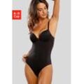 Push-up-Body LASCANA Gr. 70, Cup C, schwarz Damen Bodies LASCANA für ein tolles Dekolleté aus seidiger Microfaser, Basic Dessous