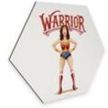 Metallbild WALL-ART "Pop Art Wonderwoman Fanartikel" Bilder Gr. B/H/T: 75 cm x 0 cm x 65 cm, 1 St., bunt (mehrfarbig) Metallbilder Retro Metallschild