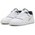 Sneaker PUMA "PUMA Doublecourt Erwachsene" Gr. 40, blau (white new navy blue) Schuhe Puma