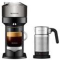 Nespresso Vertuo Next Deluxe Dark Chrome & Aeroccino 4 Vertuo Kaffeemaschine