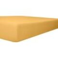Spannbettlaken KNEER "Vario-Stretch-Topper" Laken Gr. B/L: 200 cm x 200 cm 1 St., Jersey-Modal, 4-12 cm, 200 x 200 cm, beige (sand) Spannbettlaken mit Tunnelsaum