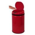 Mülleimer ECHTWERK "INOX RED" Gr. H: 56,5 cm, 30 l, rot Mülleimer Infrarot-Sensor, Korpus aus Edelstahl, Fassungsvermögen 30 Liter