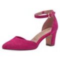 Spangenpumps TAMARIS Gr. 35, pink Damen Schuhe Pumps Abendschuh, Festtagsschuh, Blockabsatz, mit Klettverschluss