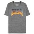 Difuzed T-Shirt Doom - Classic Logo Grey (größe S)
