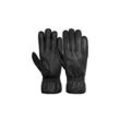 Skihandschuhe BOGNER "Tobin" Gr. 10,5, schwarz Damen Handschuhe Fingerhandschuhe kompatibel mit Touchscreens