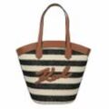 Karl Lagerfeld Signature Shopper Tasche 25 cm natural-sudan brown