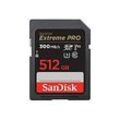 SanDisk Extreme Pro - Flash-Speicherkarte - 512 GB - Video Class V90 / UHS-II U3 / Class10 - 1733x/2000x - SDXC UHS-II