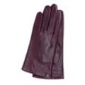 Lederhandschuhe GRETCHEN "Women´s Glove Pura" Gr. 7, rot (bordeau) Damen Handschuhe Fingerhandschuhe aus Lammnappa
