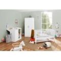 Babyzimmer-Komplettset PINOLINO "Viktoria" weiß Baby Schlafzimmermöbel-Sets Komplett-Babybetten zum Juniorzimmmer umbaubar