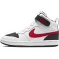 Sneaker NIKE SPORTSWEAR "COURT BOROUGH MID 2 (PS)" Gr. 28,5, rot (weiß, rot) Schuhe Basketballschuhe Design auf den Spuren des Air Force 1