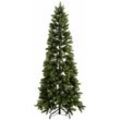Künstlicher Weihnachtsbaum CREATIV DECO "Weihnachtsdeko, künstlicher Christbaum, Tannenbaum" Weihnachtsbäume Gr. Höhe: 150 cm bis, grün Künstliche Weihnachtsbäume in schlanker Form, mit LED-Lichterkette