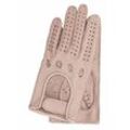 Lederhandschuhe GRETCHEN "Womens Peccary Driving Gloves" Gr. 7, beige Damen Handschuhe Fingerhandschuhe in klassischem Autohandschuh-Design