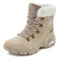 Winterstiefelette LASCANA "Stiefelette, Stiefel, Winterstiefel" Gr. 36, beige Damen Schuhe Winterboots Schnürboots Winterstiefel mit Warmfutter, wind- & wasserabweisender Tex-Membran, Outdoor Boots