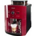 KRUPS Kaffeevollautomat "EA8107 Arabica" Kaffeevollautomaten 2-Tassen-Funktion, manueller Dampfdüse, 2 voreingestelle Kaffeestärken rot (bordeau) Kaffeevollautomat Bestseller
