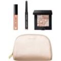 Bobbi Brown Makeup Wangen Geschenkset Highlighting Powder in Pink Glow 8 g + Long-Wear Cream Shadow Stick in Golden Pink 1,6 g + Deluxe Mini Crushed Oil-Infused Gloss Shimmer in Bellini 4 g + Make-up-Tasche