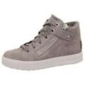 Sneaker SUPERFIT "STELLA WMS: Mittel" Gr. 32, grau (grau, pink) Kinder Schuhe Sneaker mit zusätzlichem Reißverschluss