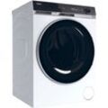 A (A bis G) HAIER Waschmaschine "HW100-BD14397U1" Waschmaschinen Direct Motion Motor : Super leiser, effizienter Direktantrieb weiß Frontlader