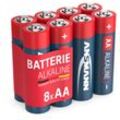 8x ANSMANN Alkaline Batterie AA Mignon 1,5V - LR6 AM3 MN1500 (8 Stück)