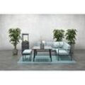 Garden Impressions WELLINGTON Alu Ecklounge Gartenmöbel Gruppe carbon mint grey