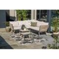 Garden Impressions KRETA Alu Rope Ecklounge Set Gartenmöbel Sitzgruppe natur