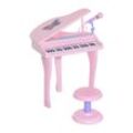 HOMCOM Kinder Klavier Mini-Klavier Piano Keyboard Musikinstrument MP3 mit Hocker