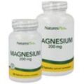 Natures Plus Magnesium 200 mg (Aminosäurechelat) Tabletten - Packungsgröße: 90 Tabletten