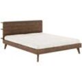 Karup Design Bettgestell RETREAT BED, aus Kiefer massiv mit Lattenrost, Kopfteil...