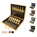 Faizee Möbel Besteck-Set Besteck-Set Edelstahl Besteck Set 24-tlg Messer Gabel L...