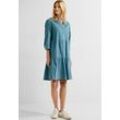 Sommerkleid CECIL Gr. XL (44), US-Größen, blau (adriatic blue) Damen Kleider Freizeitkleider aus 100% Baumwolle