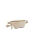 Bauchtasche ELBSAND Gr. B/H/T: 26 cm x 12 cm x 7 cm, beige (sand) Damen Taschen Gürteltaschen aus Leder, Umhängetasche, Brusttasche, Schultertasche, Crossbody Bag