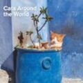N NEUMANNVERLAGE - Cats Around the World 2025 Broschürenkalender, 30x30cm, Wandkalender mit Katzen-Motiven, internationalen Feiertagen und Mondphasen,