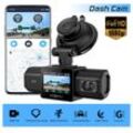 COOAU Neue Dual Dashcam 2.5K+1080P Dash Cam vorne und innen HD Autokamera Dashcam (HD