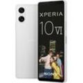 Sony Xperia 10 VI Smartphone (15,5 cm/6,1 Zoll, 128 GB Speicherplatz, 48 MP Kamera), weiß