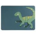 ASA Selection Kinder-Tisch-Set KIDS, Blau - PVC - 33 x 46 cm - Velociraptor Vincent