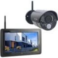 Komplettes Überwachungs-Kamera Set, Full hd, Bewegungsmelder, Monitor, App