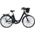 E-Bike ZÜNDAPP "Z510" E-Bikes Gr. 48 cm, 28 Zoll (71,12 cm), weiß (schwarz, türkis) E-Bikes Pedelec, Elektrofahrrad für Damen, Cityrad