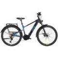 E-Bike HUSQVARNA E-BICYCLES "E-Trekkingbike Crosser 2" E-Bikes Gr. 52 cm, 27,5 Zoll (69,85 cm), blau (dark blue, light blue) E-Bikes Pedelec, Elektrofahrrad für Herren, Trekkingrad, Bluetooth