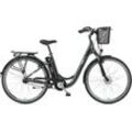E-Bike TELEFUNKEN "Multitalent RC840" E-Bikes Gr. 48 cm, 28 Zoll (71,12 cm), grau (anthrazit) E-Bikes Pedelec, Elektrofahrrad für Damen u. Herren, Cityrad