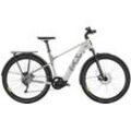 E-Bike HUSQVARNA E-BICYCLES "E-Trekkingbike Grand Pather 4" E-Bikes Gr. 55 cm, 28 Zoll (71,12 cm), grau (grey, dark grey matt) E-Bikes Pedelec, Elektrofahrrad für Herren, Trekkingrad
