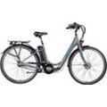 E-Bike ZÜNDAPP "Green 2.7" E-Bikes Gr. 48 cm, 28 Zoll (71,12 cm), grau E-Bikes Pedelec, Elektrofahrrad für Damen u. Herren, Cityrad