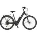 E-Bike FISCHER FAHRRAD "CITA 8.0I 711" E-Bikes Gr. 43 cm, 28 Zoll (71,12 cm), schwarz (schwarz matt) E-Bikes Pedelec, Elektrofahrrad für Damen u. Herren, Cityrad Bestseller