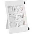 Tischkalender Drehkalender 2025/2026 weiß/schwarz