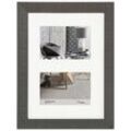 walther design Bilderrahmen Collage HOME, Grau - Holz - Bildformat 10 x 15 cm - für 2 Bilder