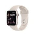 Apple Watch (Series SE) 2022 GPS 40 mm - Aluminium Silber - Sportarmband Grau