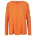 Rundhals-Pullover BASLER orange