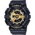 Chronograph CASIO BABY-G Armbanduhren schwarz Damen Quarzuhren Quarzuhr, Armbanduhr, Damenuhr, Stoppfunktion, digital, Timer