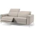 Stoff 2-Sitzer BELLAGIO Couchgarnitur Designer Relaxcouch - Grau