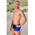 Luvanni Boxer-Badehose Badehose Herren Schnelltrocknende Beachshorts Badeshorts enganliegend Schwimmhose Männer Shorts Hose mit Streifenmuster